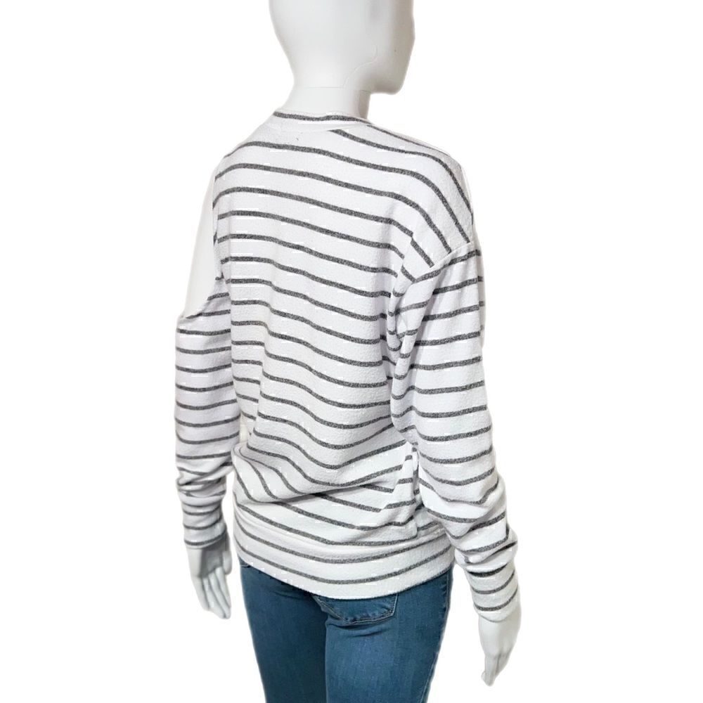 Cold  Shoulder Plush Knit  Top - Picture 7 of 9